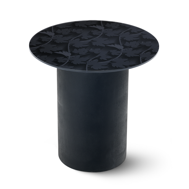 BLACK FOREST 3-pc. Coffee & End Table Set with Matte Black Base