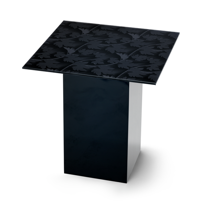 BLACK FOREST 3-pc. Coffee & End Table Set with Glossy Black Base